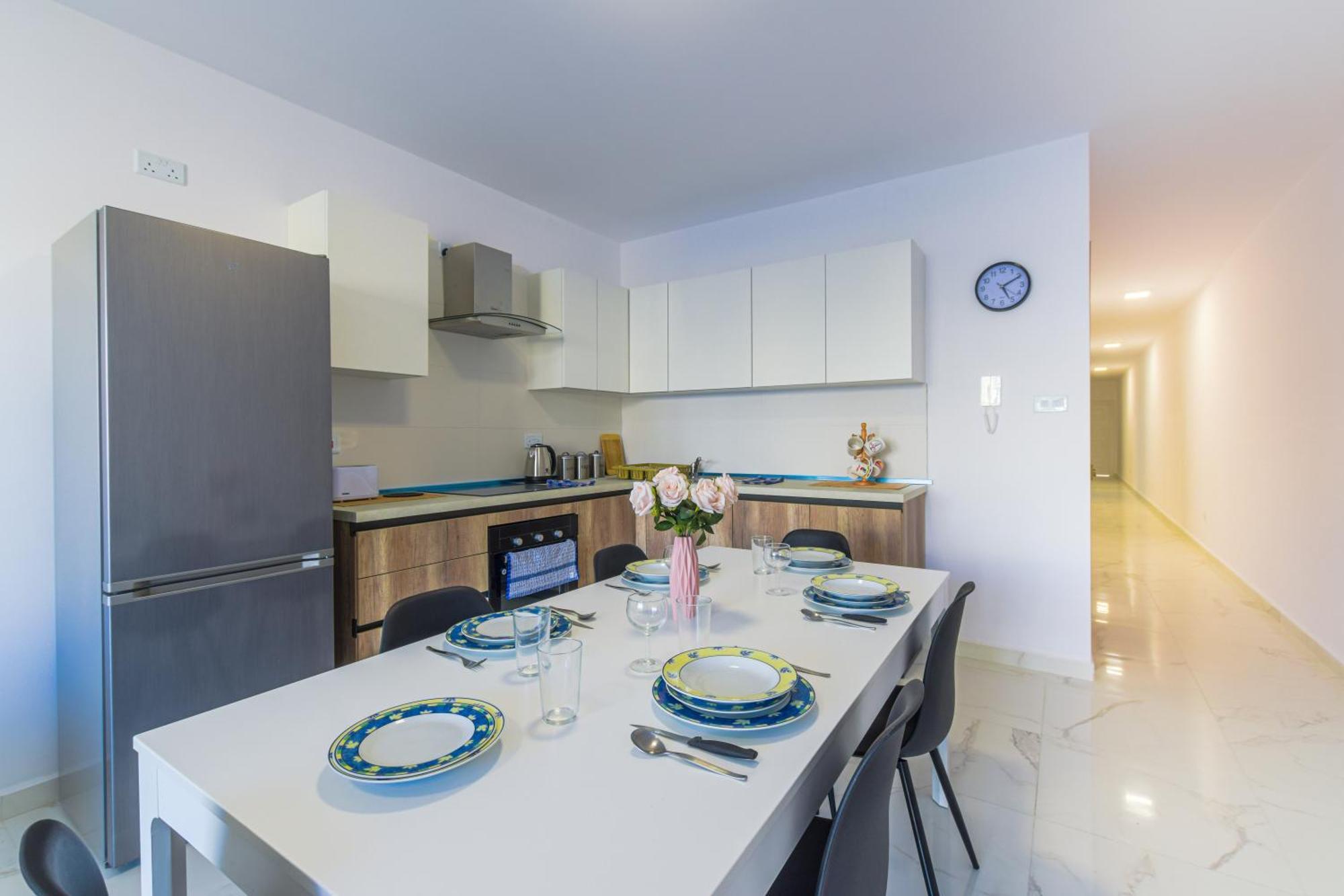 Spacious Brand New Apartment 3 Bdr 2Bth Bugibba 세인트폴스베이 외부 사진