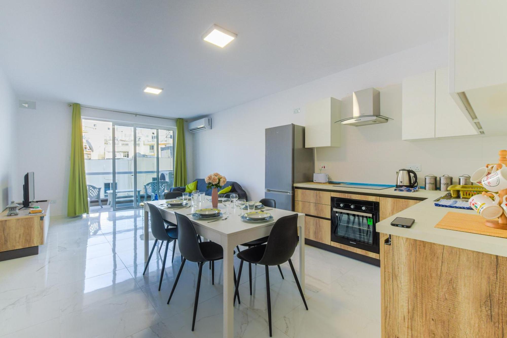 Spacious Brand New Apartment 3 Bdr 2Bth Bugibba 세인트폴스베이 외부 사진